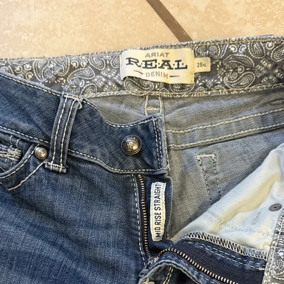 Ariat REAL denim straight leg jeans - Picture 3 of 4